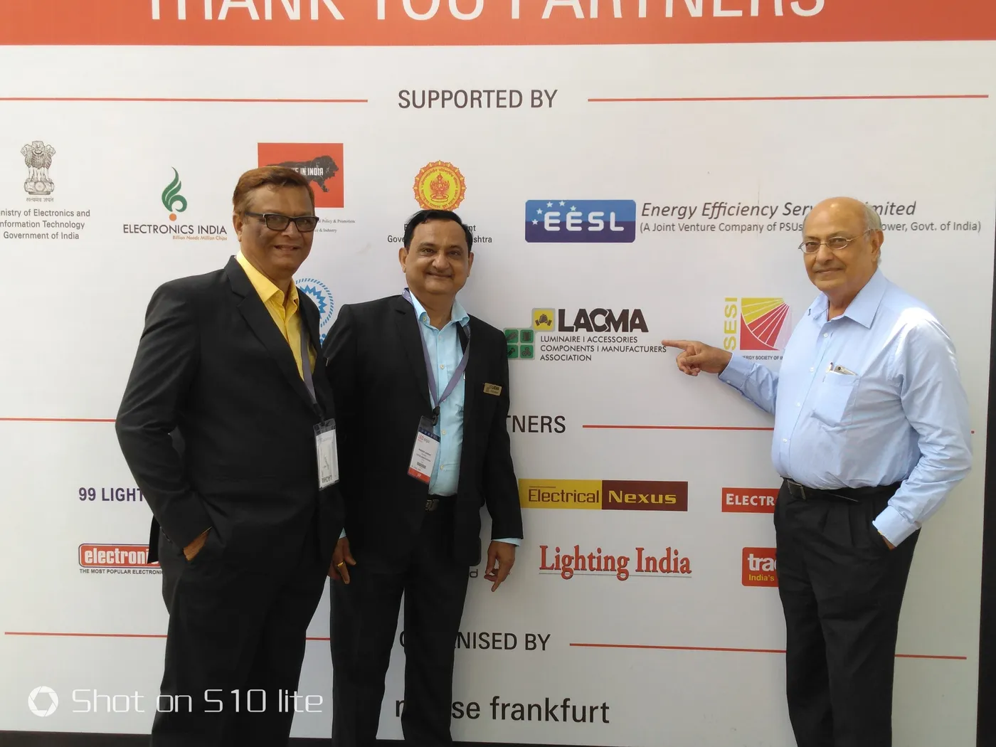 LACMA committee members at an industry event